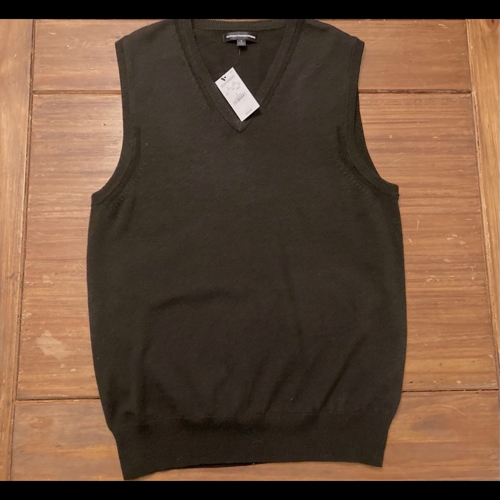 V-neck sweater vest